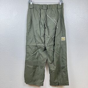 Capp3l OM4 Snow Ski Pants Forest Green Unisex Lightweight Zip Pockets Large
